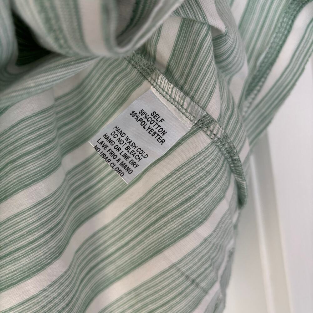 easel Mint & White Striped Sleeveless Swing Top - Picture 3 of 5
